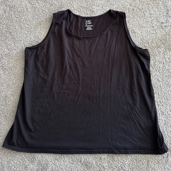 Just My Size 💃 size 4x 💃 women’s plus black tank 💃 - Picture 1 of 4
